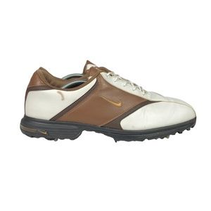 Nike Heritage Golf White Black Cleats Shoes 418624-101 Men’s Size 11.5